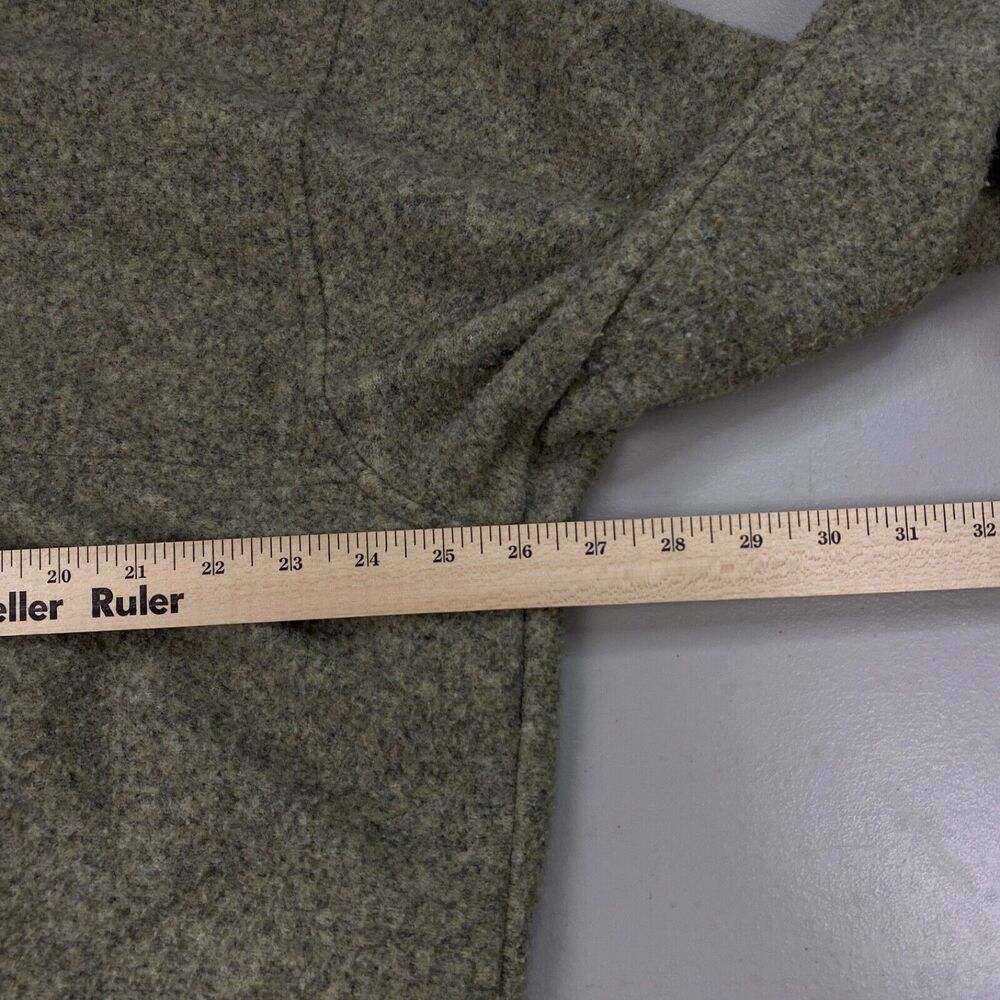 Straight Down Fleece Jacket Mens Large Green Full Zip Pockets Golf Lightweight - Picture 14 of 16